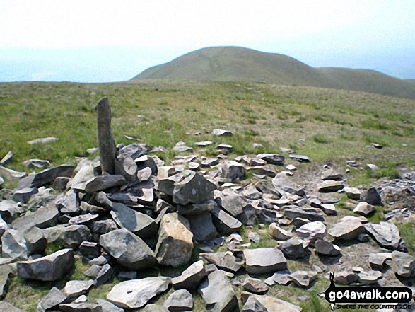 Walk c347 The Howgill Fells 2000ft'ers - Linghaw from Fell Head (Howgills) summit