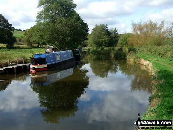 Walk s128 Consall Forge and The Caldon Canal from Cheddleton - The Caldon Canal near Cheddleton