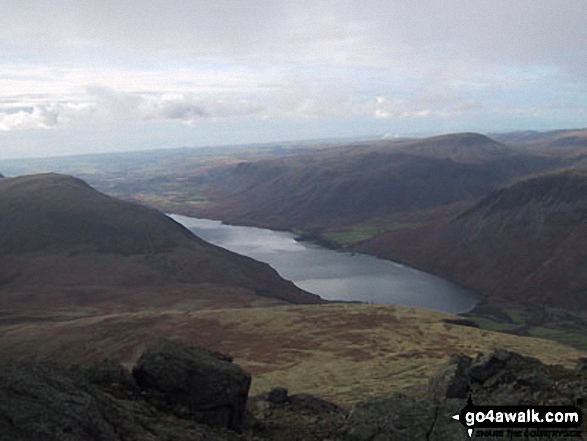 Illgill Head and Wast Water from Sca Fell 