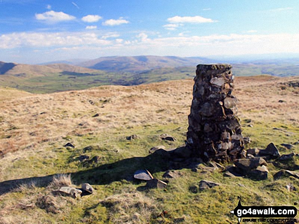 Walk c384 Grayrigg Forest from Hause Bridge - Grayrigg Forest Trig Point