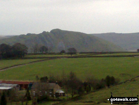 Chrome Hill from the footpath between Hill Top Farm and Wilshaw (Moseley) 