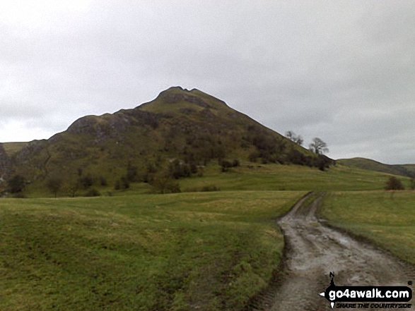 Chrome Hill on the footpath between Hollinsclough and Glutton Bridge