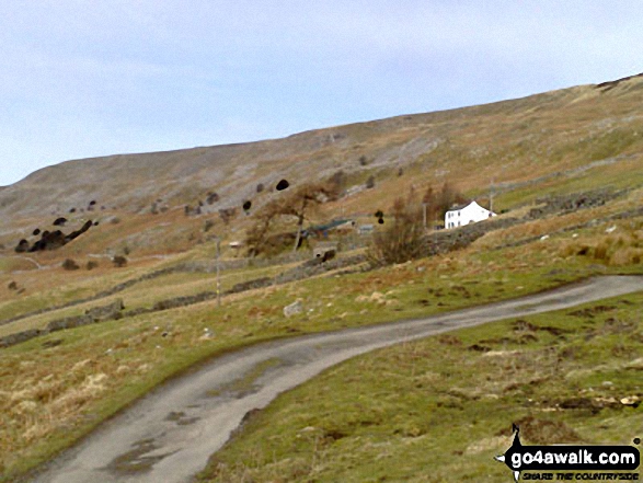 White House Farm with Fremington Edge beyond