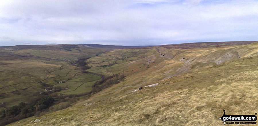 Arkengarthdale and Langthwaite from Fremington Edge