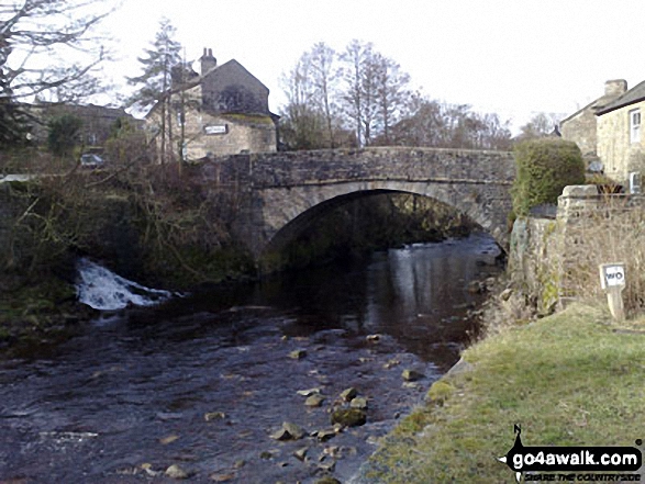 Walk ny174 Fremington Edge, Langthwaite and Arkengarthdale from Reeth - The Bridge over the River Arkle at Langthwaite