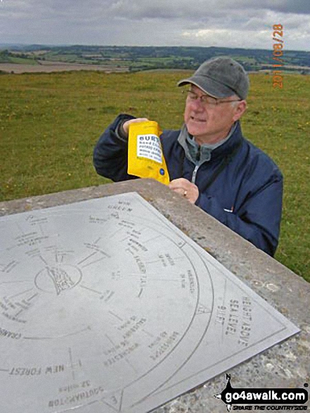 Walk Win Green walking UK Mountains in The Cranborne Chase Area of Outstanding Natural Beauty  Wiltshire, England