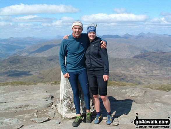 Walk st111 Ben Lomond from Rowardennan - On Ben Lomond