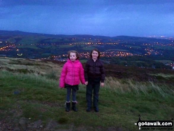 Walk gm156 Bull Hill and Peel Monument from Holcombe - My daughters Bull Hill (Holcombe Moor)