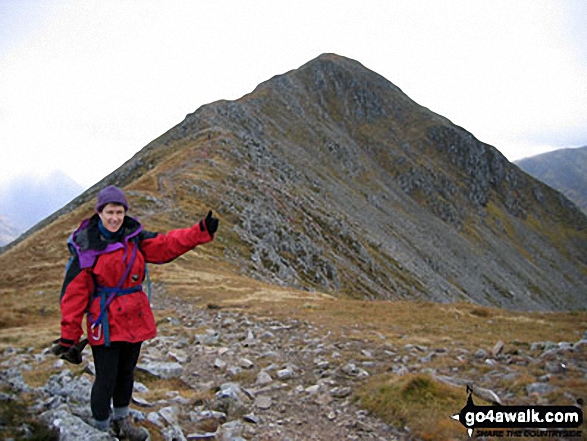 Walk h153 Stob Coire Raineach (Buachaille Etive Beag) and Buachaille Etive Beag (Stob Dubh) from the Pass of Glencoe - Buachaille Etive Beag (Stob Dubh)