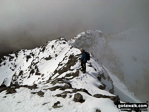 Jesper Jorgensen on the Cuillin Ridge<br>Isle of Skye Easter 2013