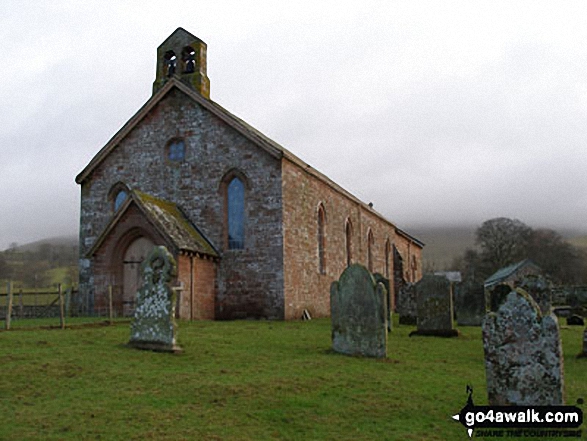 Walk c317 Cross Fell from Kirkland - Kirkland Church