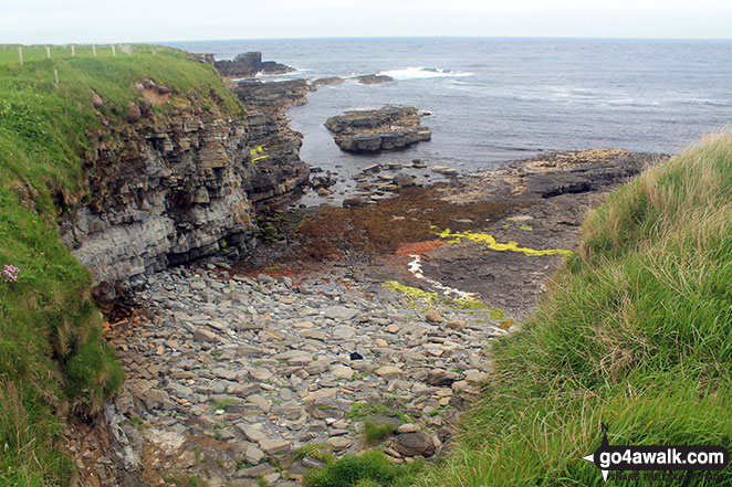 Views of the Staxigo/Noss Head coastline