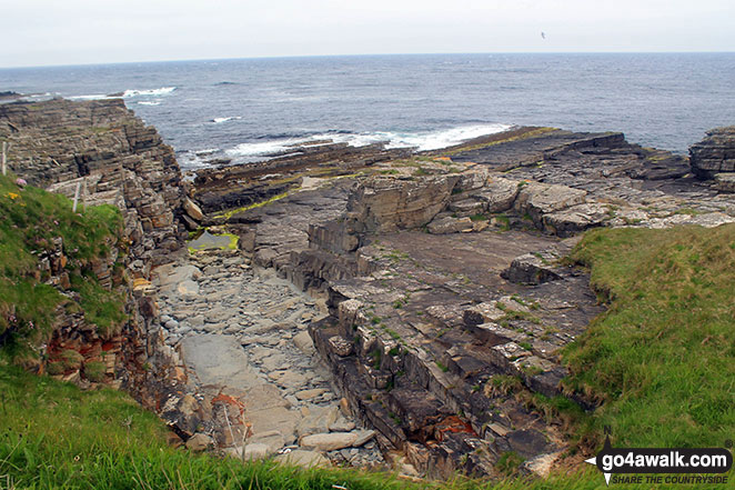 Views of the Staxigo/Noss Head coastline