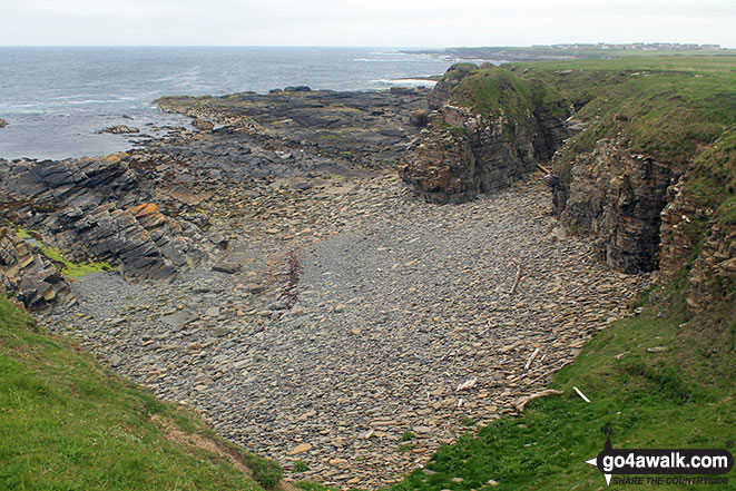 Views of the Noss Head coastline