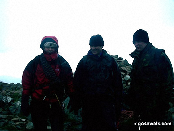 Preparing to descend The Chancellor from Am Bodach (Aonach Eagach) 