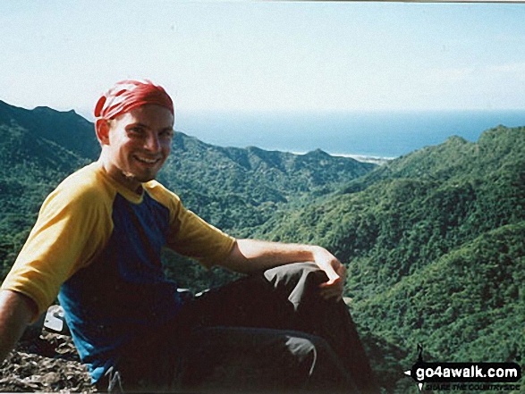 Me on The Needle in Rarotonga  Cook Islands