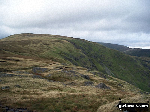 Walk c204 The Longsleddale Horizon from Stockdale - Harter Fell from near Kentmere Pike