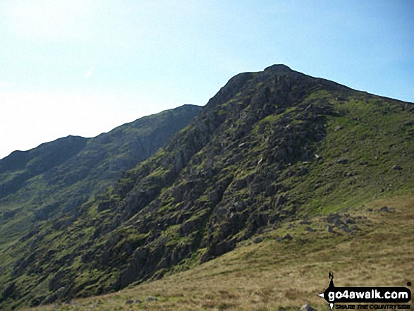 Walk c167 Wetherlam and Swirl How from Low Tilberthwaite - Little Carrs from Hell Gill Pike, Wet Side Edge