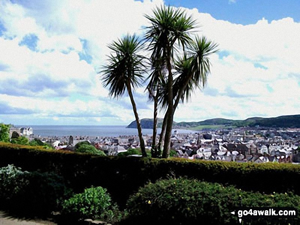 Little Orme across Ormes Bay (or Llandudno Bay) from Haulfre Gardens, Llandudno 