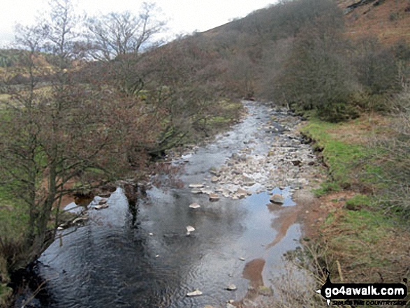 Walk n146 Wooler Common and Happy Valley (Low Level Route) from Wooler - Carey Burn  from Careyburn Bridge