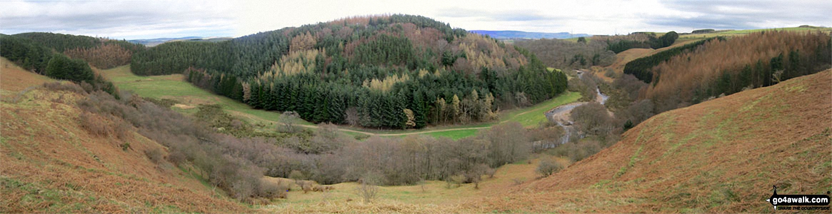 Happy Valley from The High Level Route above Colgate Water