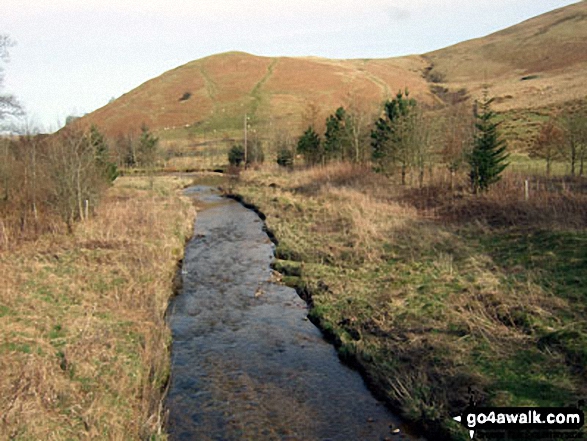 Walk bo128 Dod Hill (Teviothead) from Linhope Farm - Meg's Hill from Linhope Farm