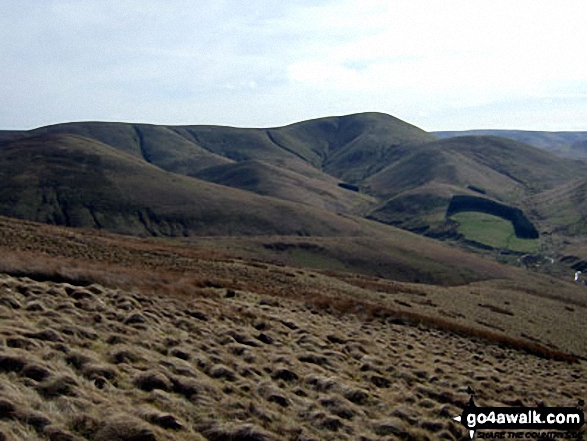 Millstone Edge (Tudhope Hill) and Tudhope Hill from Lightning Hill