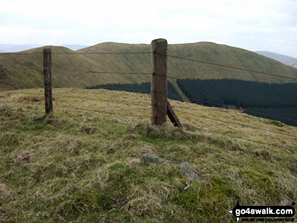 Ellson Fell and Castlewink from Bye Hill summit 