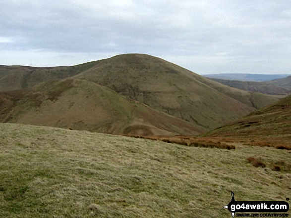 Walk bo128 Dod Hill (Teviothead) from Linhope Farm - Little Tudhope Hill , Tudhope Hill and Sunhope Hass from Dod Hill (Teviothead)