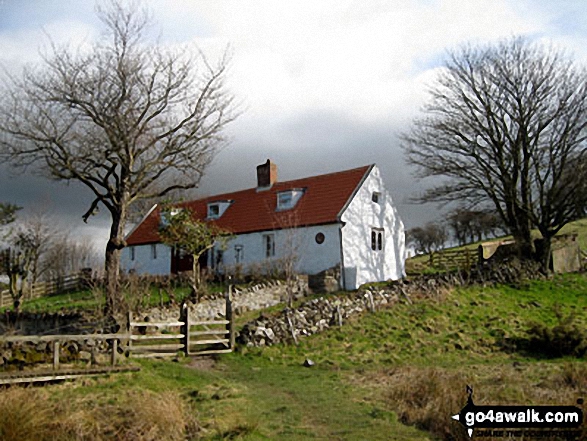 Walk n146 Wooler Common and Happy Valley (Low Level Route) from Wooler - Waud House on The St Cuthbert's Way above Wooler