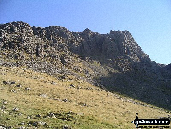 Walk c233 Sca Fell and Scafell Pike from Wasdale Head, Wast Water - Scafell Pike from Lingmell