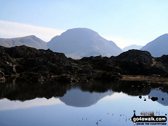 Innominate Tarn, Hay Stacks with Great Gable beyond