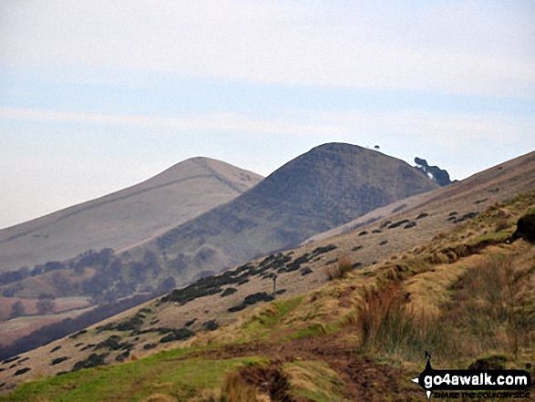 Lose Hill (Ward's Piece) and Back Tor (Hollins Cross) from Small Clough