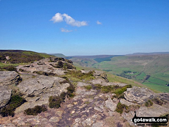 The Snake Pass from Crookstone Knoll (Kinder Scout) 