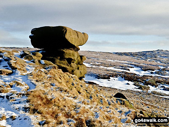 Walk d296 Jacob's Ladder and Kinder Scout from Edale - Noe Stool (Edale Head)