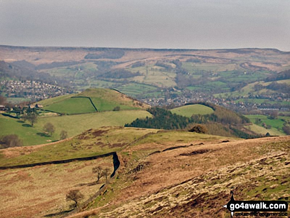 Stanage Edge from Bole Hill, Eyam Moor 