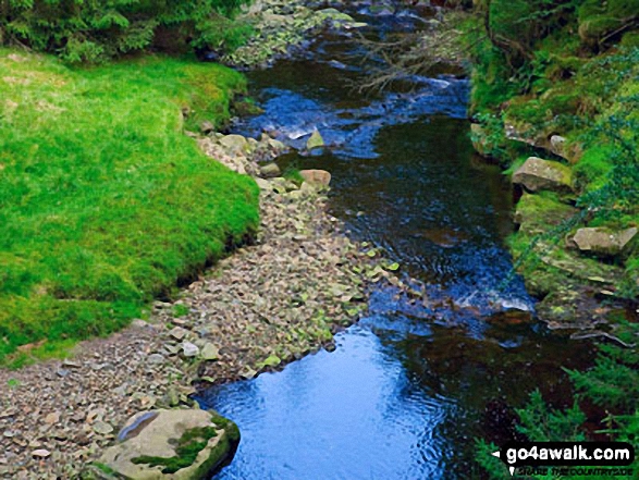 West End River running through Fagney Clough 