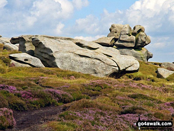 Walk Barrow Stones walking UK Mountains in The Dark Peak Area The Peak District National Park Derbyshire, England