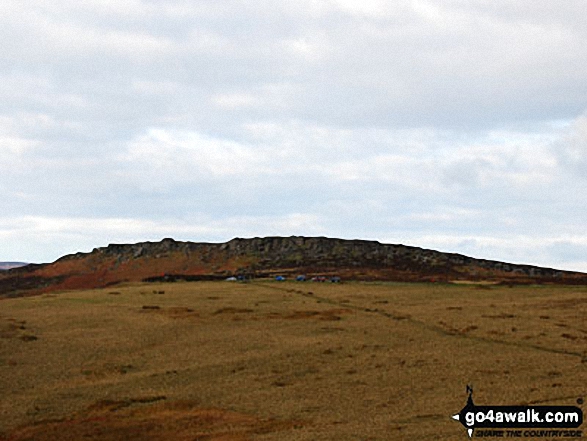 Walk d101 Padley Gorge, Burbage Rocks and Longshaw Country Park from Grindleford Station - Stanadge Edge from Higger Tor.