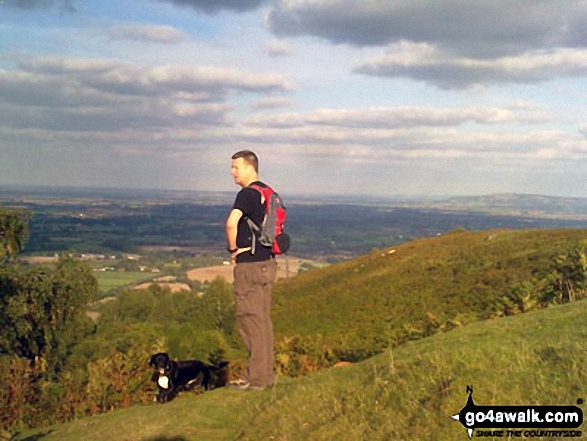 Walk wo100 Malvern (Worcestershire Beacon) from Upper Wyche - Ian and Baillie Wright on the East side of Worcestershire Beacon