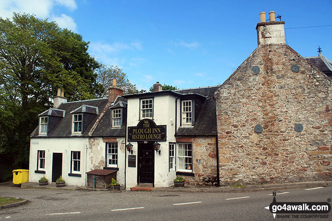 Walk h158 The Fairy Glen Waterfalls from Rosemarkie, The Black Isle - The Plough Inn , Rosemarkie