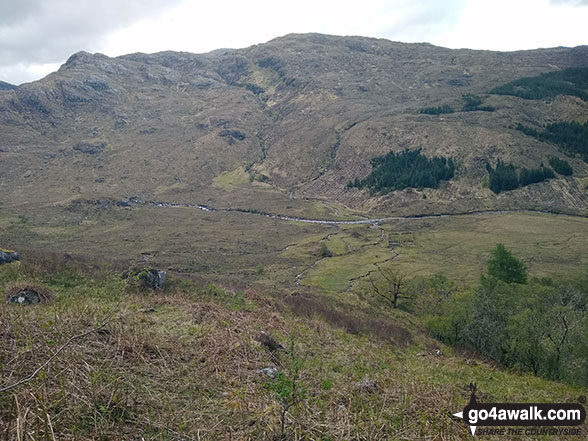 Walk Sgurr nan Cnamh walking UK Mountains in Loch Sunart and Loch Shiel  Highland, Scotland