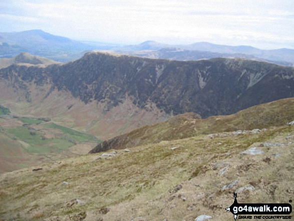 Walk c459 The Greater Newlands Horseshoe from Hawes End - High Spy (North Top) and High Spy from Hindscarth