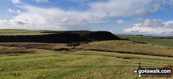 Walk n116 Dunstanburgh Castle from Craster - The countryside near Dunstanburgh Castle