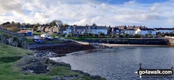 Walk n152 Dunstan from Craster - Craster