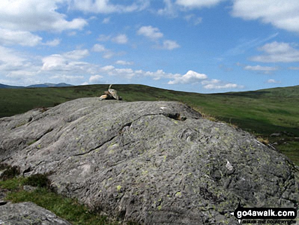 Armboth Fell summit with High Tove beyond 