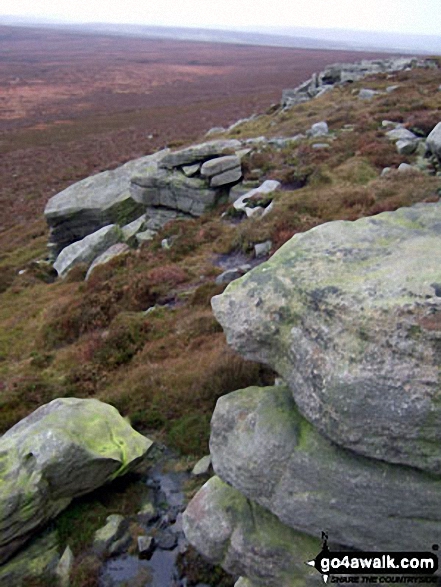 Walk d298 Back Tor and Margery Hill from Fairholmes Car Park, Ladybower Reservoir - Outer Edge