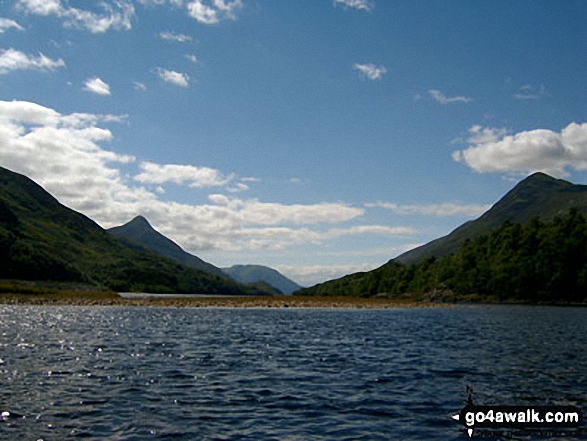 Sgorr na Ciche (Pap of Glen Coe) (left) and Mam na Guallain (right) and Loch Leven from Kinlochleven 