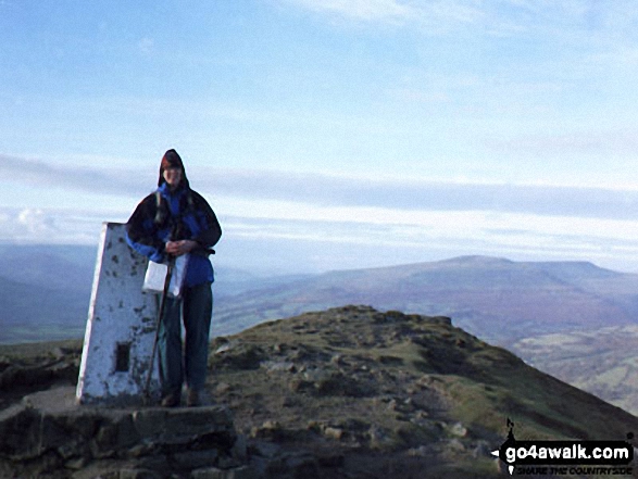 Me on Sugar Loaf in Brecon Beacons Monmouthshire Wales