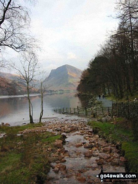 Walk c295 Hay Stacks and Fleetwith Pike from Gatesgarth, Buttermere - Buttermere with Fleetwith Pike beyond